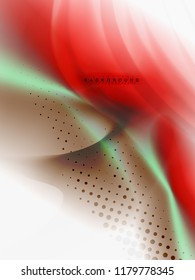Background abstract - liquid colors wave flow, vector