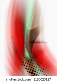 Resumen de fondo - flujo de onda de colores líquidos, vector