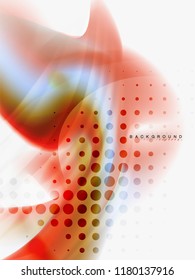 Background abstract - liquid colors wave flow, vector