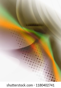 Background abstract - liquid colors wave flow, vector