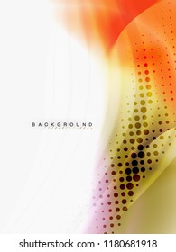 Background abstract - liquid colors wave flow, vector