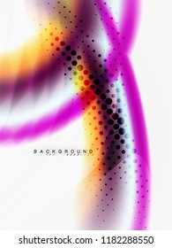 Background abstract - liquid colors wave flow, vector