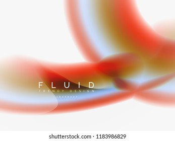 Background abstract - liquid colors wave flow, vector