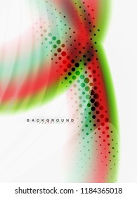 Background abstract - liquid colors wave flow, vector