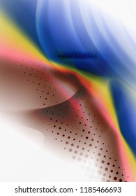 Background abstract - liquid colors wave flow, vector