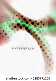 Resumen de fondo - flujo de onda de colores líquidos, vector