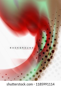 Background abstract - liquid colors wave flow, vector