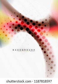 Background abstract - liquid colors wave flow, vector