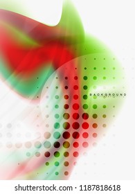 Background abstract - liquid colors wave flow, vector