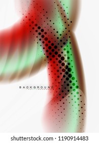 Background abstract - liquid colors wave flow, vector