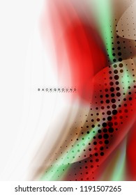 Background abstract - liquid colors wave flow, vector
