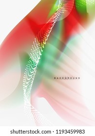 Background abstract - liquid colors wave flow, vector
