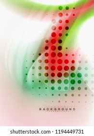 Resumen de fondo - flujo de onda de colores líquidos, vector
