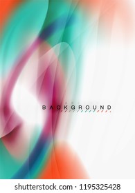 Background abstract - liquid colors wave flow, vector