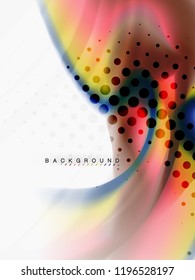 Background abstract - liquid colors wave flow, vector