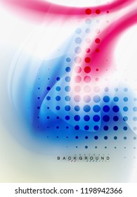 Background abstract - liquid colors wave flow, vector