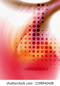 Background abstract - liquid colors wave flow, vector