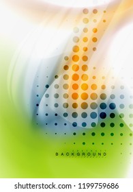 Background abstract - liquid colors wave flow, vector