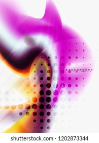 Background abstract - liquid colors wave flow, vector