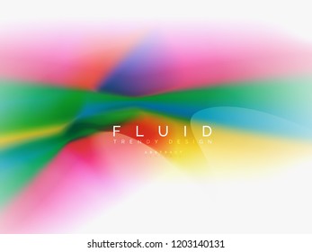 Background abstract - liquid colors wave flow, vector