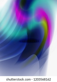 Resumen de fondo - flujo de onda de colores líquidos, vector