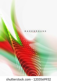 Background abstract - liquid colors wave flow, vector