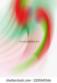 Background abstract - liquid colors wave flow, vector