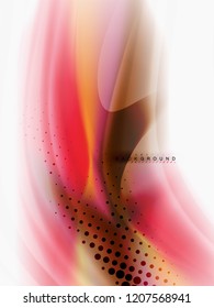 Background abstract - liquid colors wave flow, vector