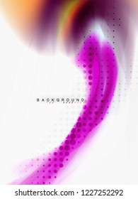 Background abstract - liquid colors wave flow, vector