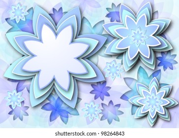 Background abstract lotus flower vector