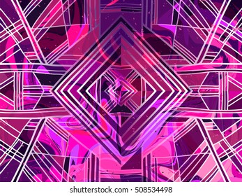 Background abstract marble. Ethnic oranament wallpaper. Geometric backdrop with marble effect texture. Aztec style illustration. Trendy vector for web design or printed products.