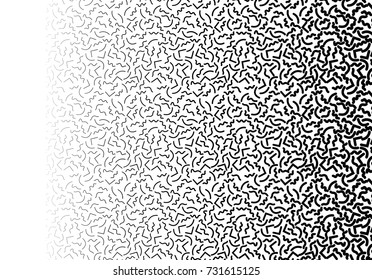 Background with abstract memphis line pattern gradient ornament