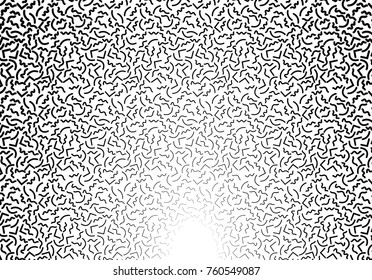 Background with abstract memphis line pattern gradient ornament