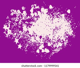 background with abstract modern beautiful purple pattern in grunge style