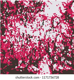 background with abstract modern bright cherry pattern in grunge style
