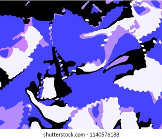background with abstract modern creative blue mottled pattern