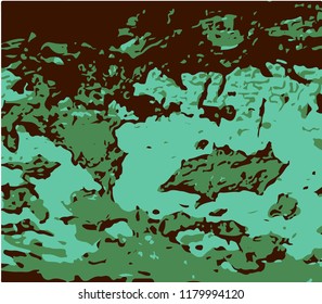 background with abstract modern green pattern in grunge style