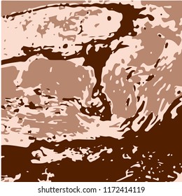 background with abstract modern stylish brown grunge pattern