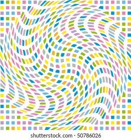 background abstract mosaic 3D- vector illustration