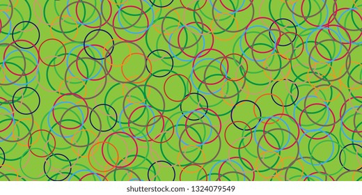 Background. Abstract background from multicolored circles. Seamless texture. Vector graphics