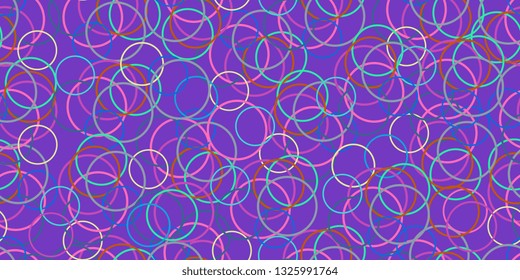 Background. Abstract background from multicolored circles. Seamless texture. Vector graphics