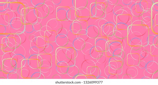 Background. Abstract background from multicolored circles. Seamless texture. Vector graphics