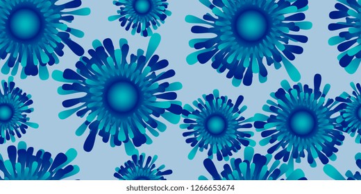 Background from abstract multicolored flowers. Seamless basis for sites