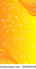 Background abstract orange color modern