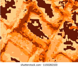 background with an abstract orange pattern