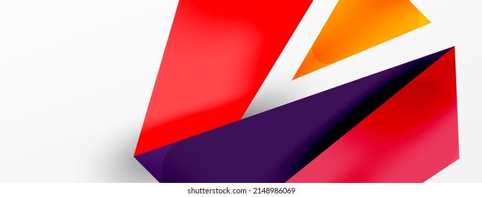Background abstract overlapping shapes. Minimal composition vector illustration for wallpaper banner background or landing page