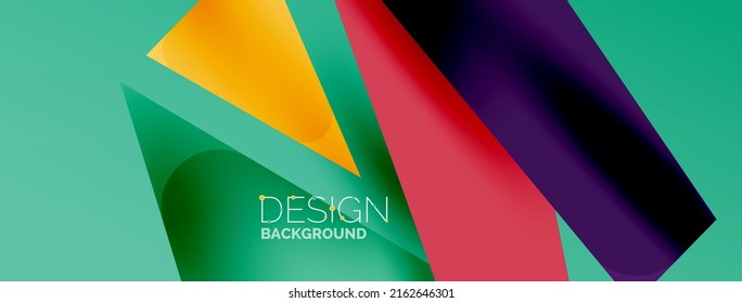 Background abstract overlapping shapes. Minimal composition vector illustration for wallpaper banner background or landing page