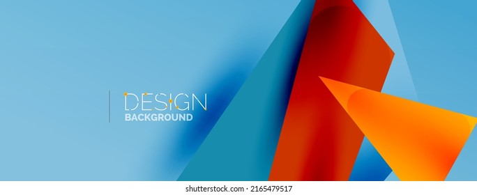 Background abstract overlapping shapes. Minimal composition vector illustration for wallpaper banner background or landing page