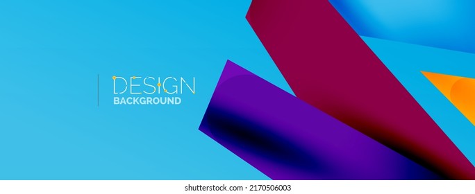 Background abstract overlapping shapes. Minimal composition vector illustration for wallpaper banner background or landing page