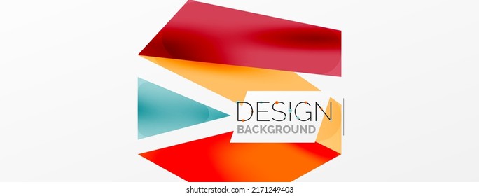 Background abstract overlapping shapes. Minimal composition vector illustration for wallpaper banner background or landing page